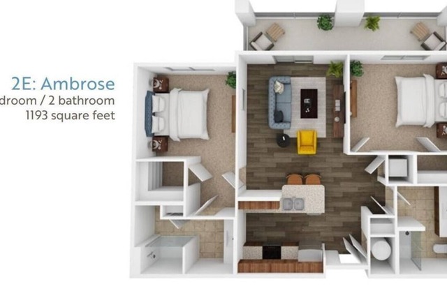 2 Bedroom Apartment 432364 by Houzlet