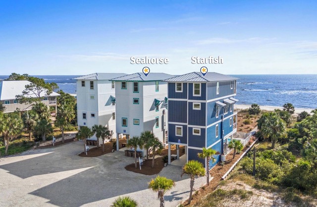 2 Lux Beach Homes - Beachfront, Private Pool, Hot Tub, Pet Friendly, Sleeps 44