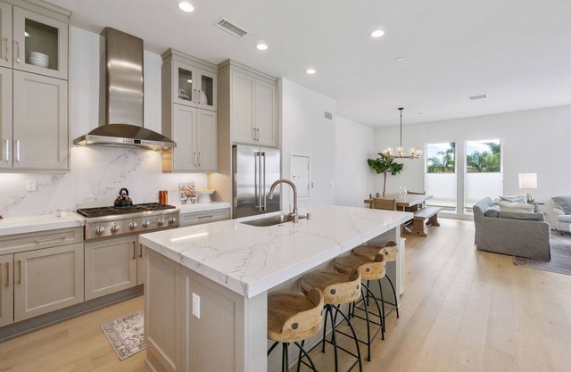 2-story home near the beach with rooftop terrace, hot tub, pool, streaming, W/D
