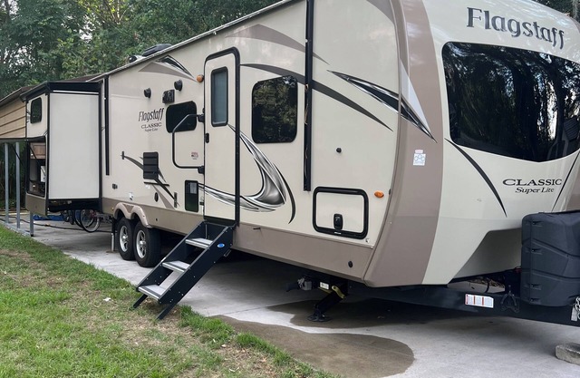 2019 Forest River with 4 slide outs, 2 A/C’s. Huge bunkhouse with 2 slideouts