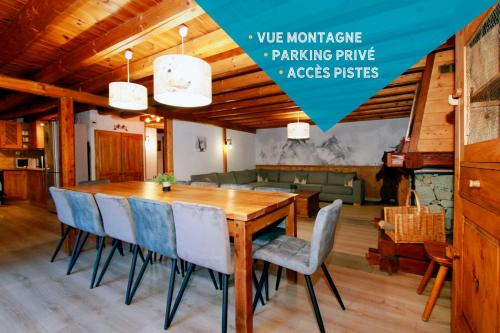 2AlpesChalets - Chalet Marie 1 - Standing et Sauna au pieds des pistes