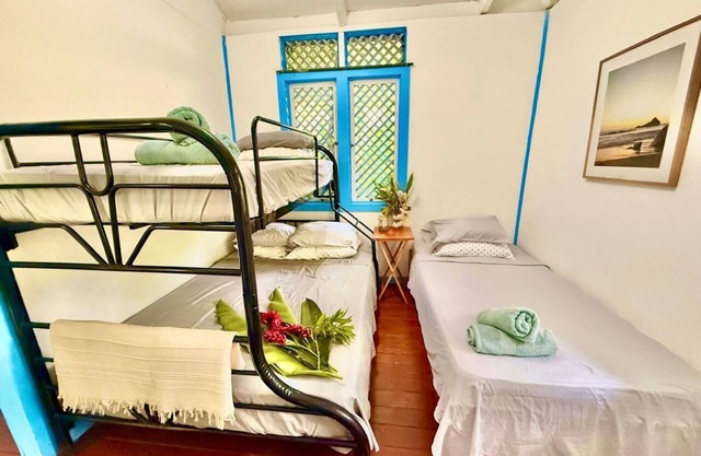 2BR Complete Cabin on Beach Punta UVA Family Fun Bunk Bed