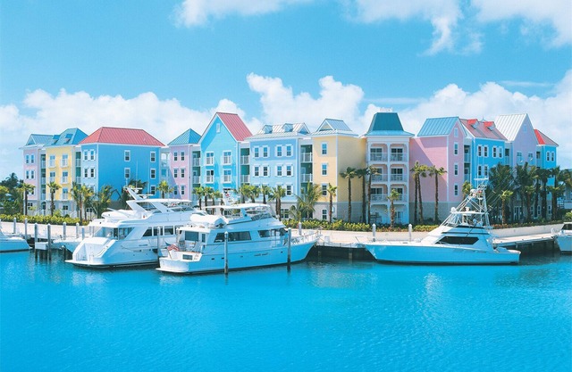 3 Bedroom Harborside at Atlantis sleeps up to 10.