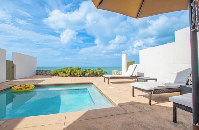 3 BR Oceanfront Beach House with Private Pool Gated Community Staircase to Ocean