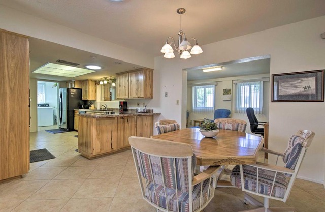 55 and Apache Junction Home Patio and Mountain Views