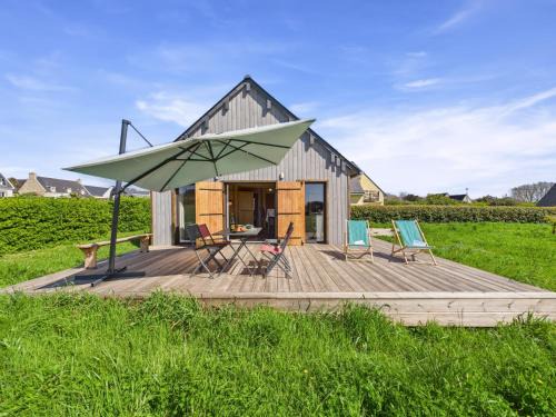 650m plage du Ster, chalet - terrasse pour 4