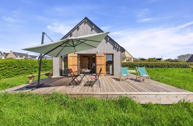 650m Ster beach, chalet - terrace for 4