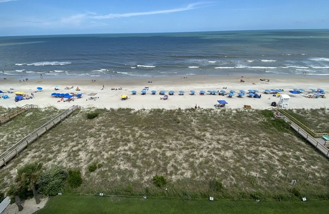 9th Floor balcony overlooking the ocean in the High Rise Atlantic Towers
