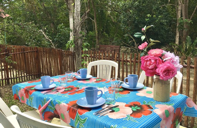 A/C, WIFI, garden, close to amazing beach, great spot for exploring Rivera Maya!