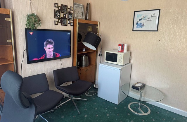 A double ground floor room is available for a single individual.
