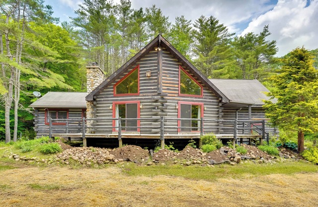 A-Frame Log Home w/Game Room Near Lake George!
