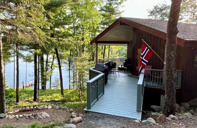 A Little Piece of Scandinavia In The North Woods, Spider Lake Chain, Hayward, WI