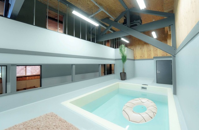 A new style of stay Indoor pool BBQ no need t/Choseigun Chiba