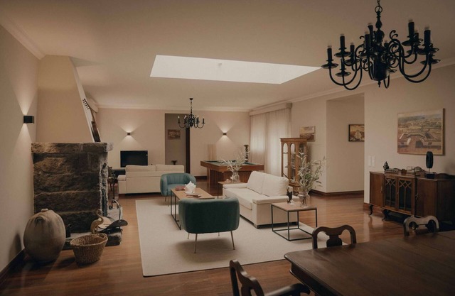 A recently renovated holiday home, Chalet De La Croix features a garden.