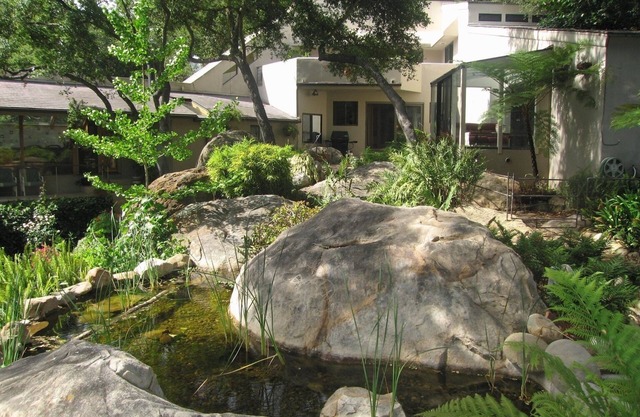 A Serene Home on Tree Lined Mission Creek in the Middle of Nature