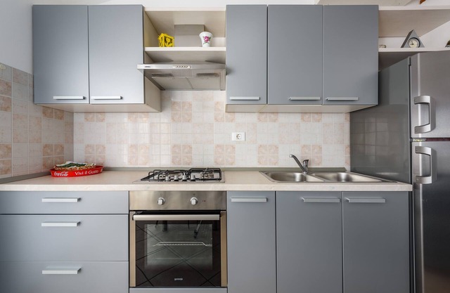 A two bedroom apartment few steps from the beach