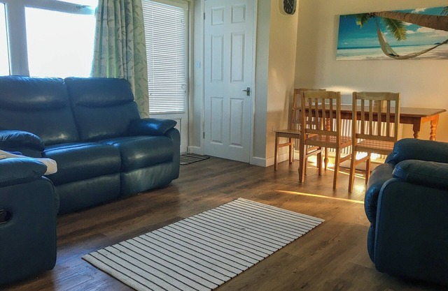 A two bedroom chalet sleeping four people, just outside of Dartmouth.