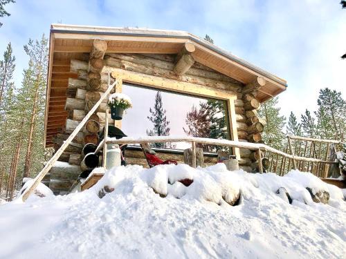 Adults only Invisible Forest Lodge & Spa - Log Cabin with Private Sauna
