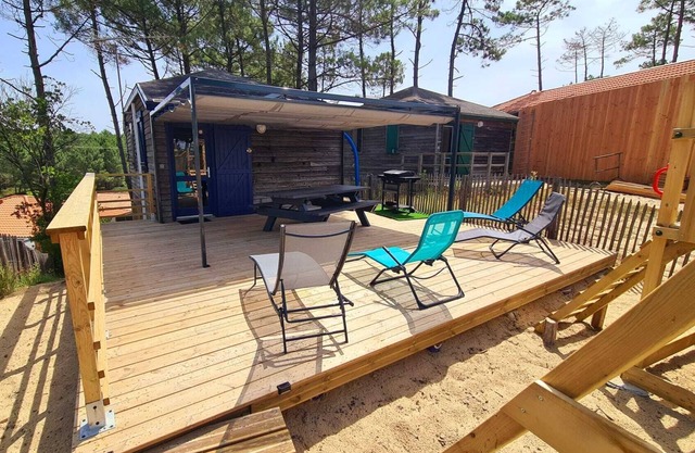 Air-conditioned chalet at the foot of the dunes
