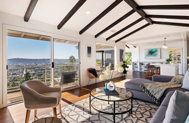 Amazing Ocean, Island, and City Views From Contemporary Home!