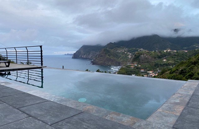an authentic viewpoint over the sea