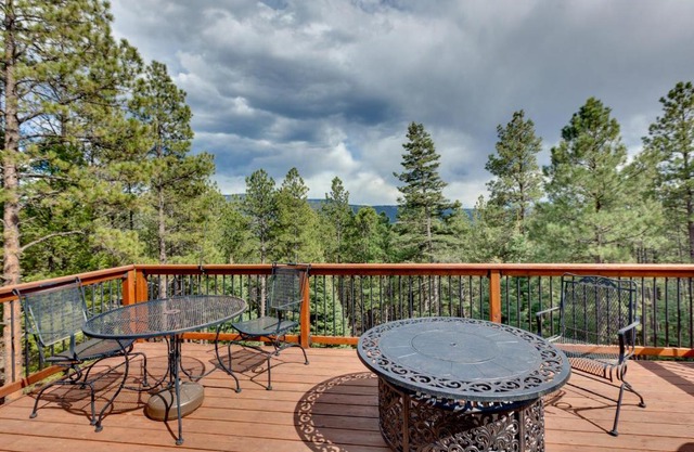 Angel Fire Rental Cabin with Hot Tub and Mountain View