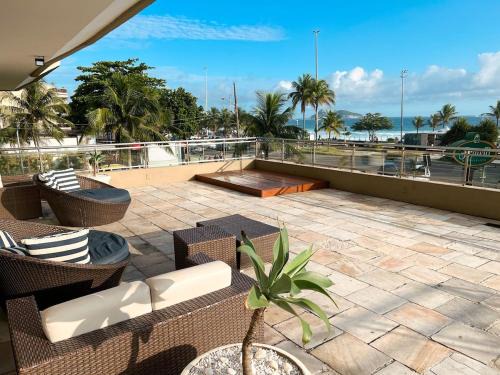 Apart Hotel - Beira mar e Vista para praia
