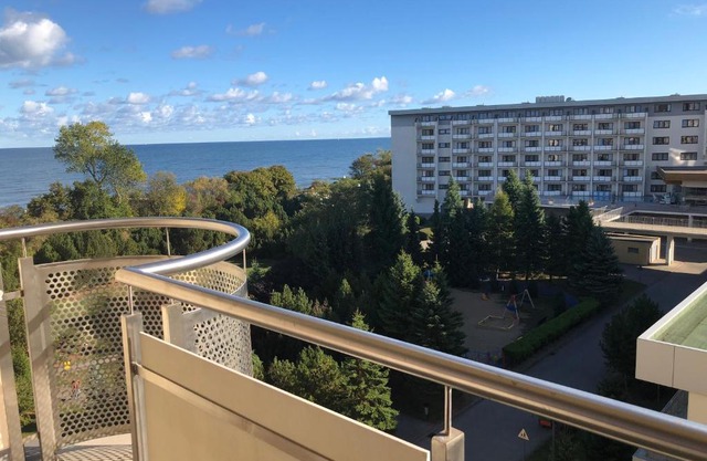 Apartament Ania z widokiem na morze w Hotelu Arka
