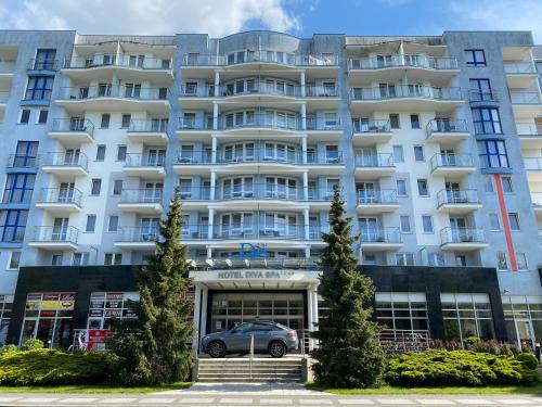 Apartament prywatny salon z aneksem kuchennym, sypialnią w hotelu DIVA