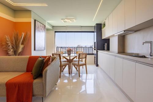 Apartamento 2 Qts em Resort Top com Chur e Vista no Bras
