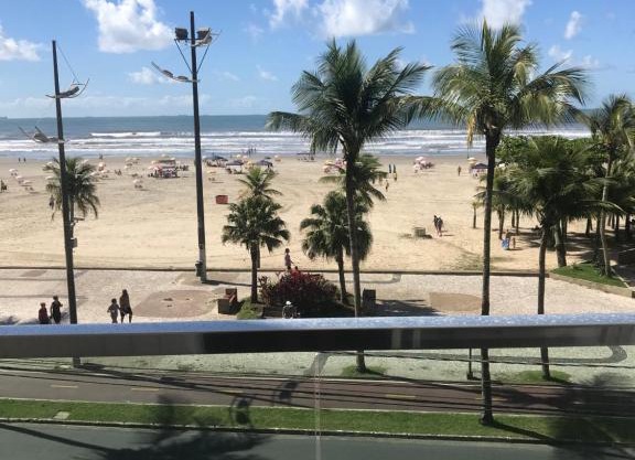 Apartamento encantador pé na areia, varandas mar