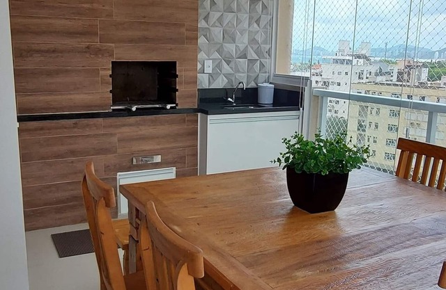 Apartamento Novo com Varanda Gourmet e Vista mar