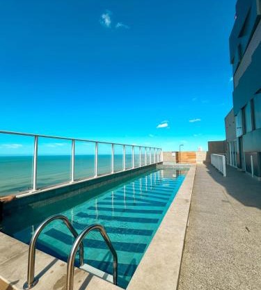 Apartamento Pé na Areia com Piscina e Vista Mar ao lado do Itaparica Food Park