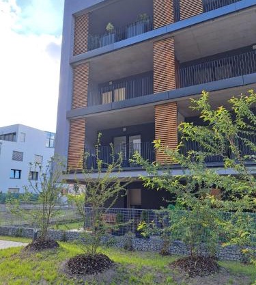 Apartman s terasou, v novostavbe
