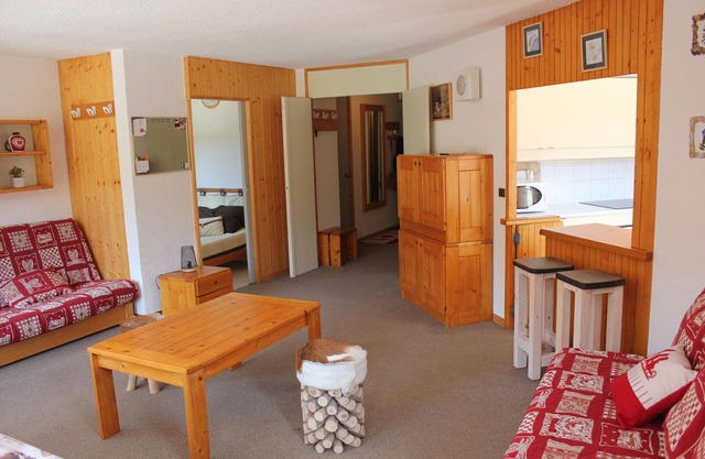 Apartment 10 people Plagne Bellecôte with terrace at the foot of the slopes