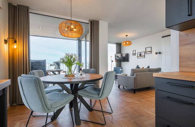 Apartment BeltEck - sea view. Sauna. Family-friendly. Dogs on request