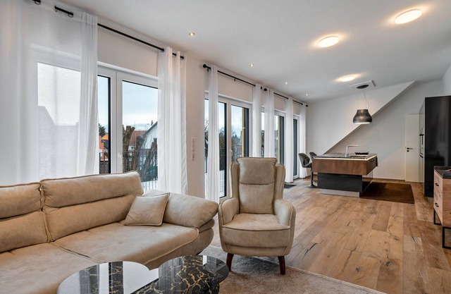 Apartment 'City Villa Bad Dürrheim - Penthouse' with Balcony and Wi-Fi