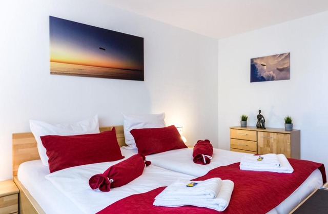 Apartment Eastside mit 3 Zimmern für bis zu 5 Personen mit Balkon
