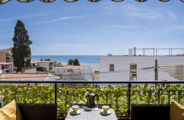 Apartment "Playa Rincón De La Victoria" with Sea View, Private Terrace & Wi-Fi