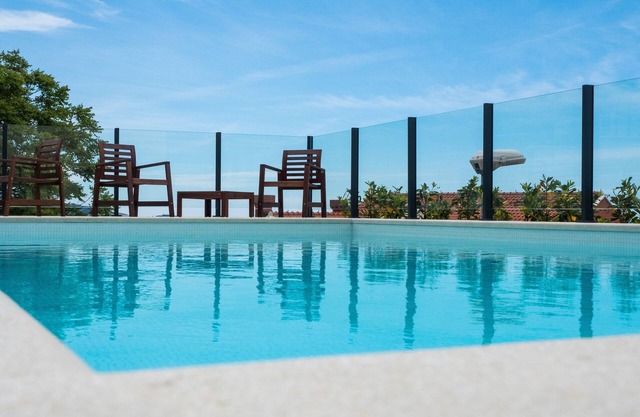 Apartments Bella Vista - Mlini - Studio with Terrace and Sea View with shared swimming pool