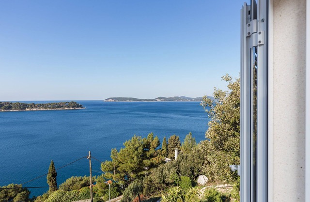 Apartments Lovro - Duplex One Bedroom Apartment with Terrace and Partial Sea View (1)