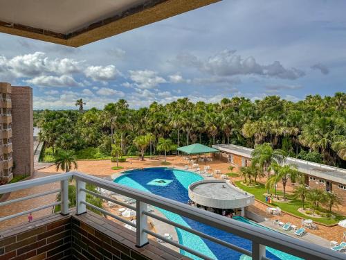 Apto vista piscina no melhor resort dos lençóis