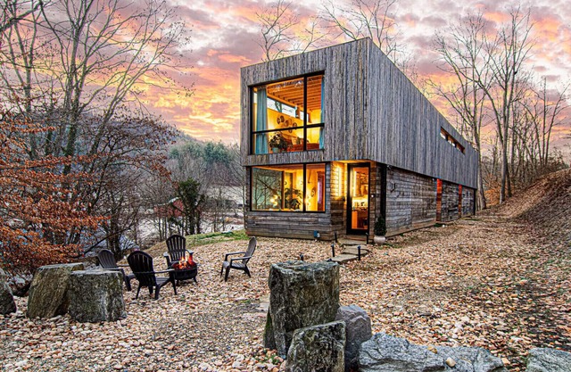 Architect-designed Nordic Cabin:Sauna, Hot Tub, FirePit, GameRoom, Swings