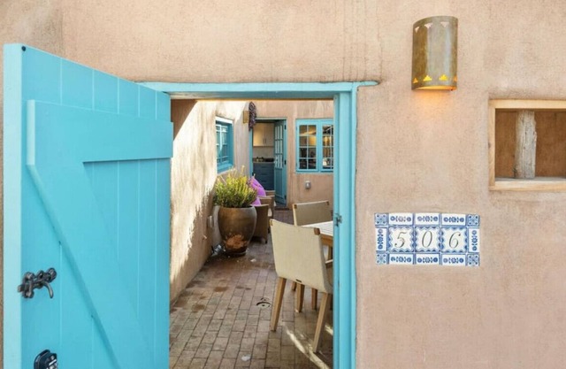 Authentic Adobe Masterpiece: 2br/2ba, modern redesign, stylish kitchen, courtyard