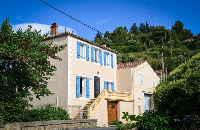Authentic spacious house in charming village with heatable pool and garage