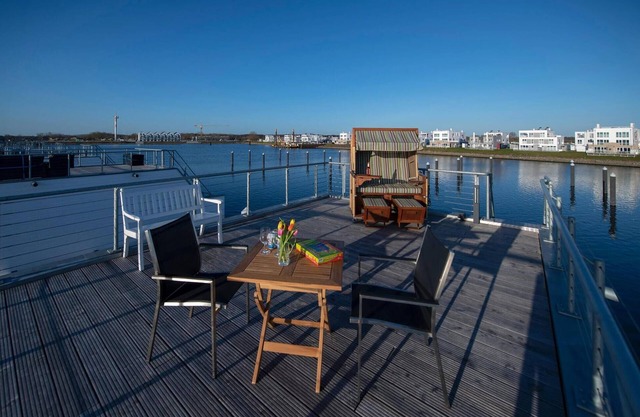 Awesome ship in Olpenitz with sauna