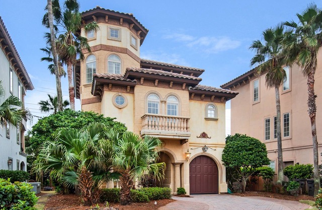 🏖️Beach Chair Service-750ft to Beach-Gulf Views-Community Pool-4BR Villa Tuscana