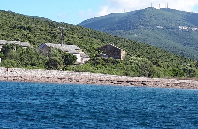 BEACHFRONT, AUTHENTIC CORSICAN STONE HOUSE RESTORED TO ITS ORIGINAL CONDITION