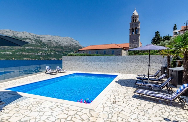 Beachfront Villa Gabriela with Pool