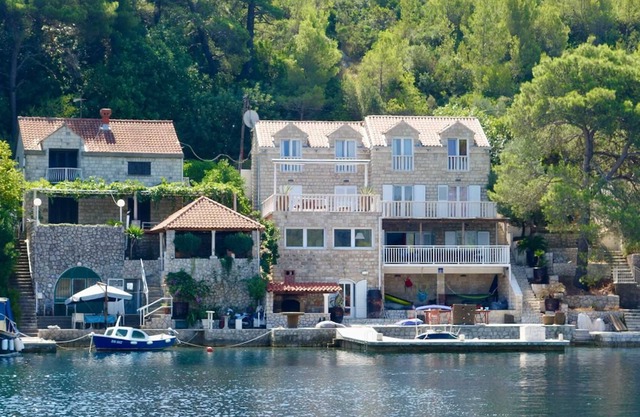 Beachfront villa with private beach right infront